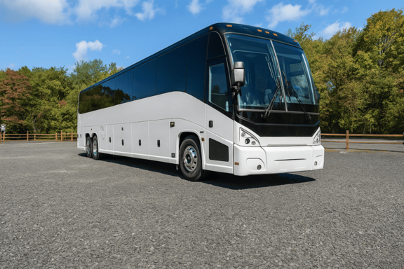 Bus Rental Company Boston 56 Passenger Charter Bus