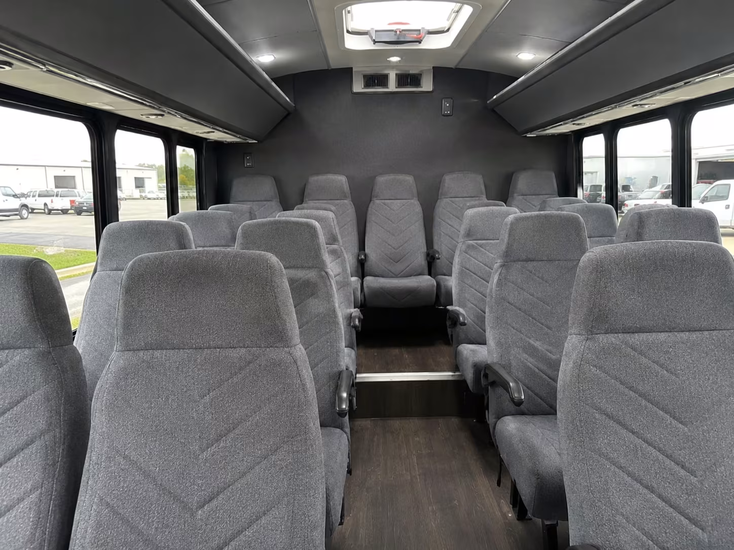 20 passenger minibus interior