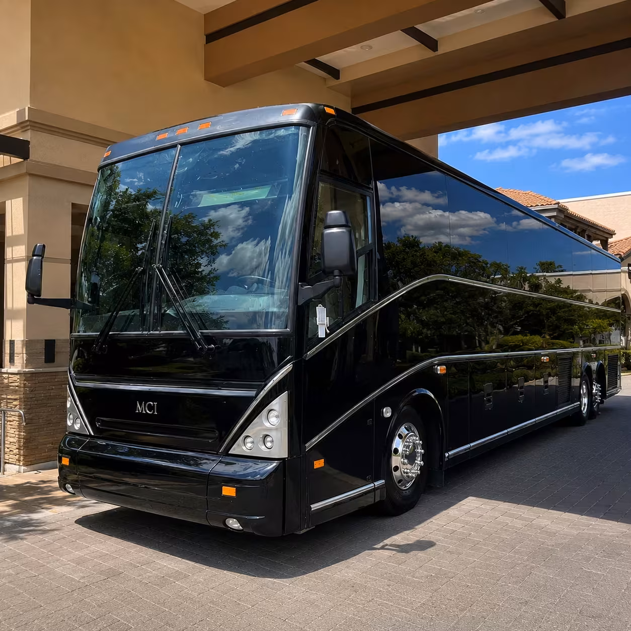 boston charter bus rentals for logan airport corporate transfers